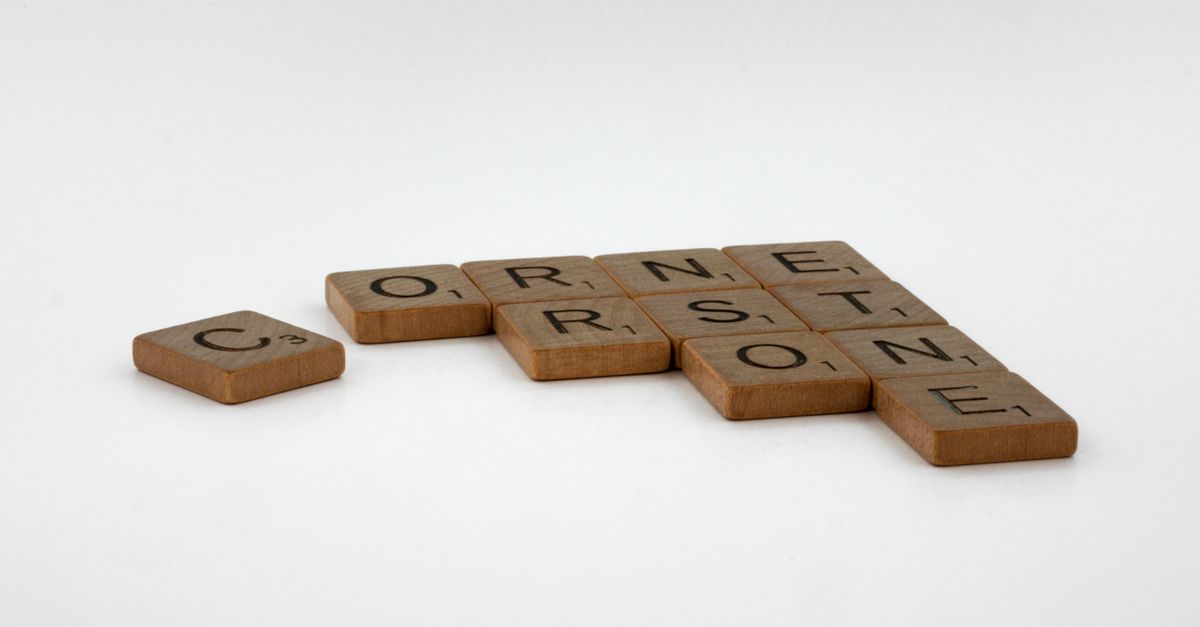 Close-up of wooden Scrabble pieces