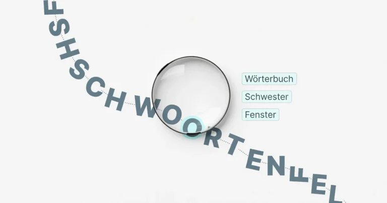 Featured image: Professional featured image for: How to Find German Words Using Specific Letters. Clean editorial il