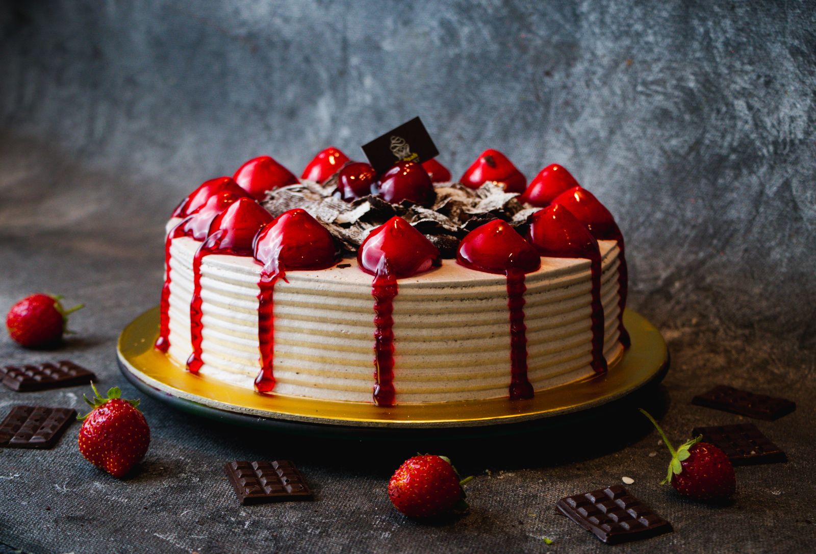 Cake and sweet dessert