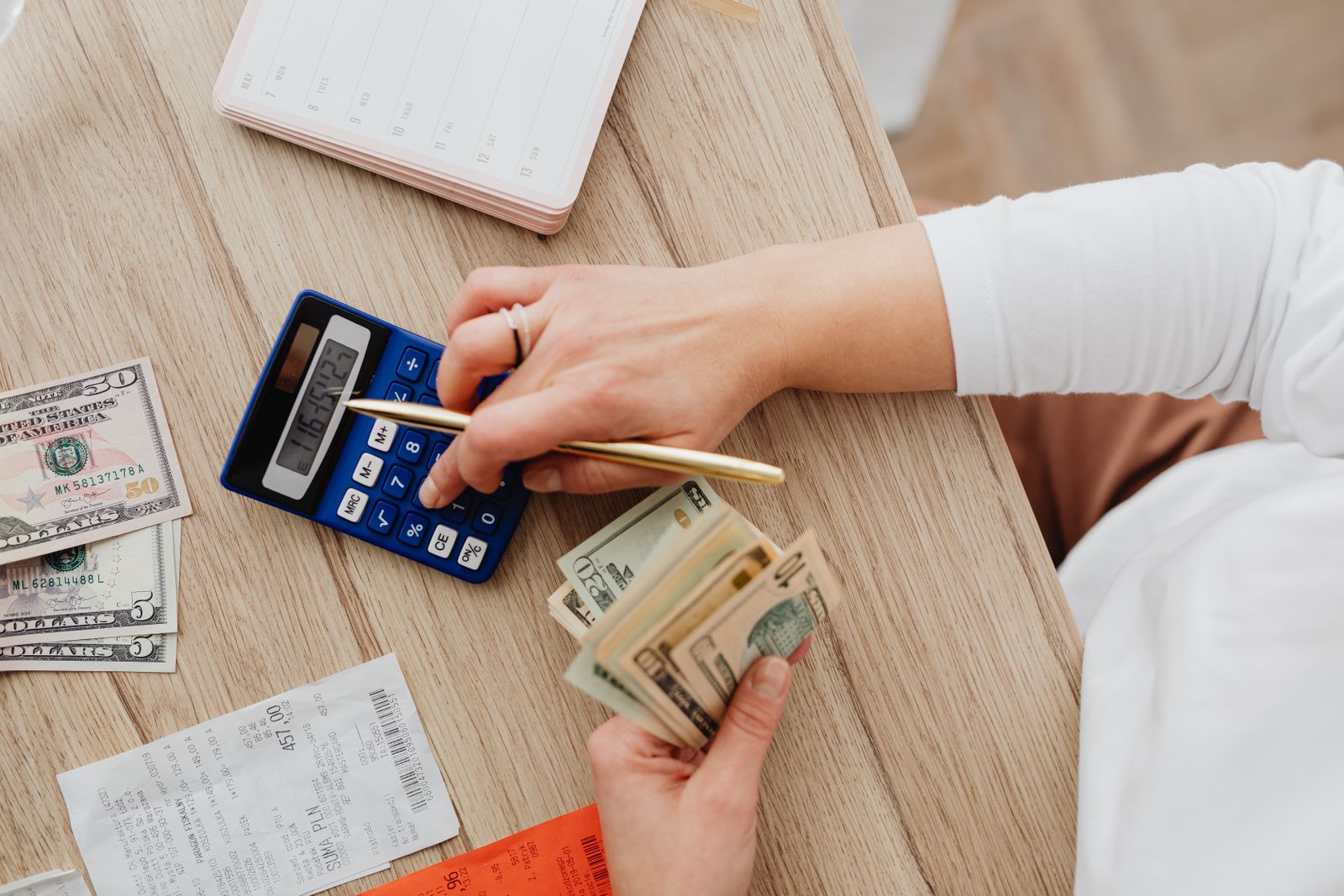 Calculator and budget planning