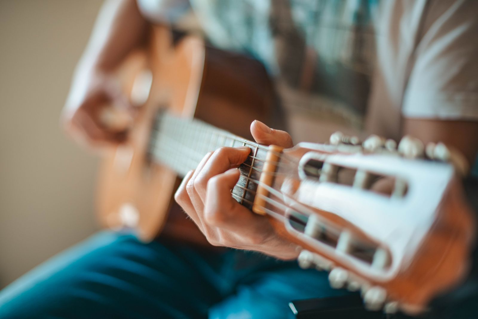 Guitarist performing on stage