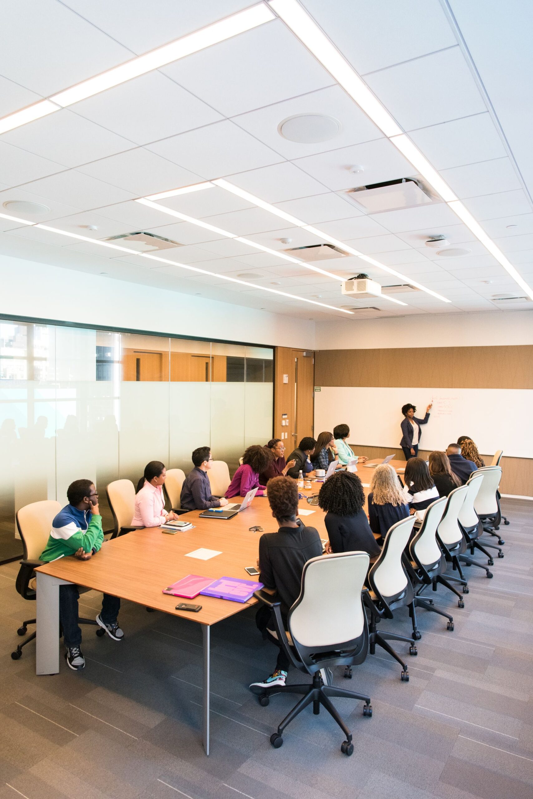 Modern office interior for business meetings