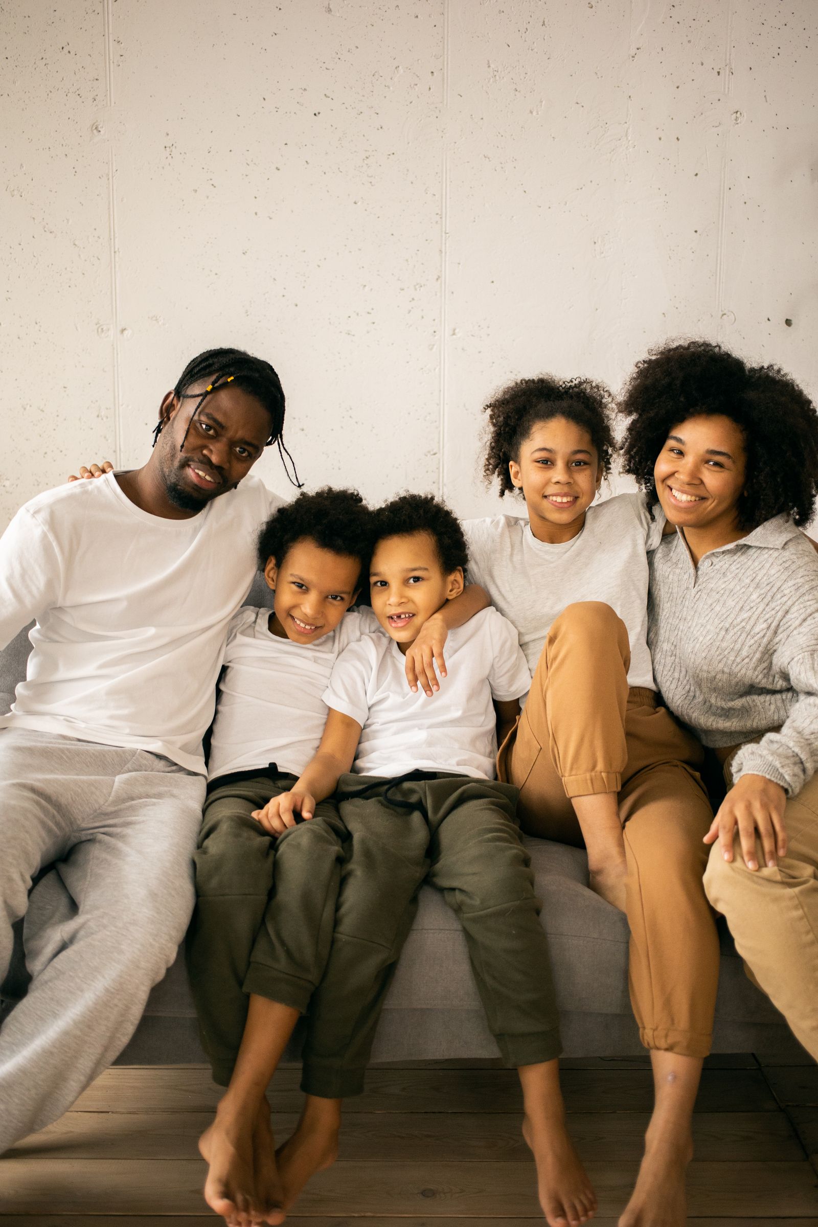 Family group of people together