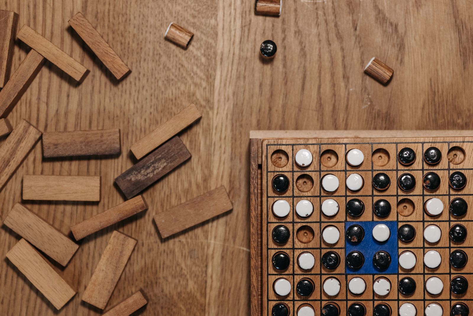 People playing a board game together