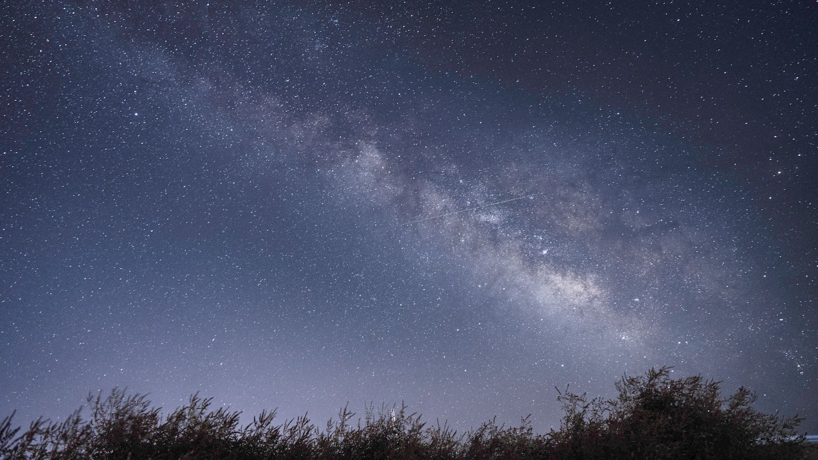 Starry night sky
