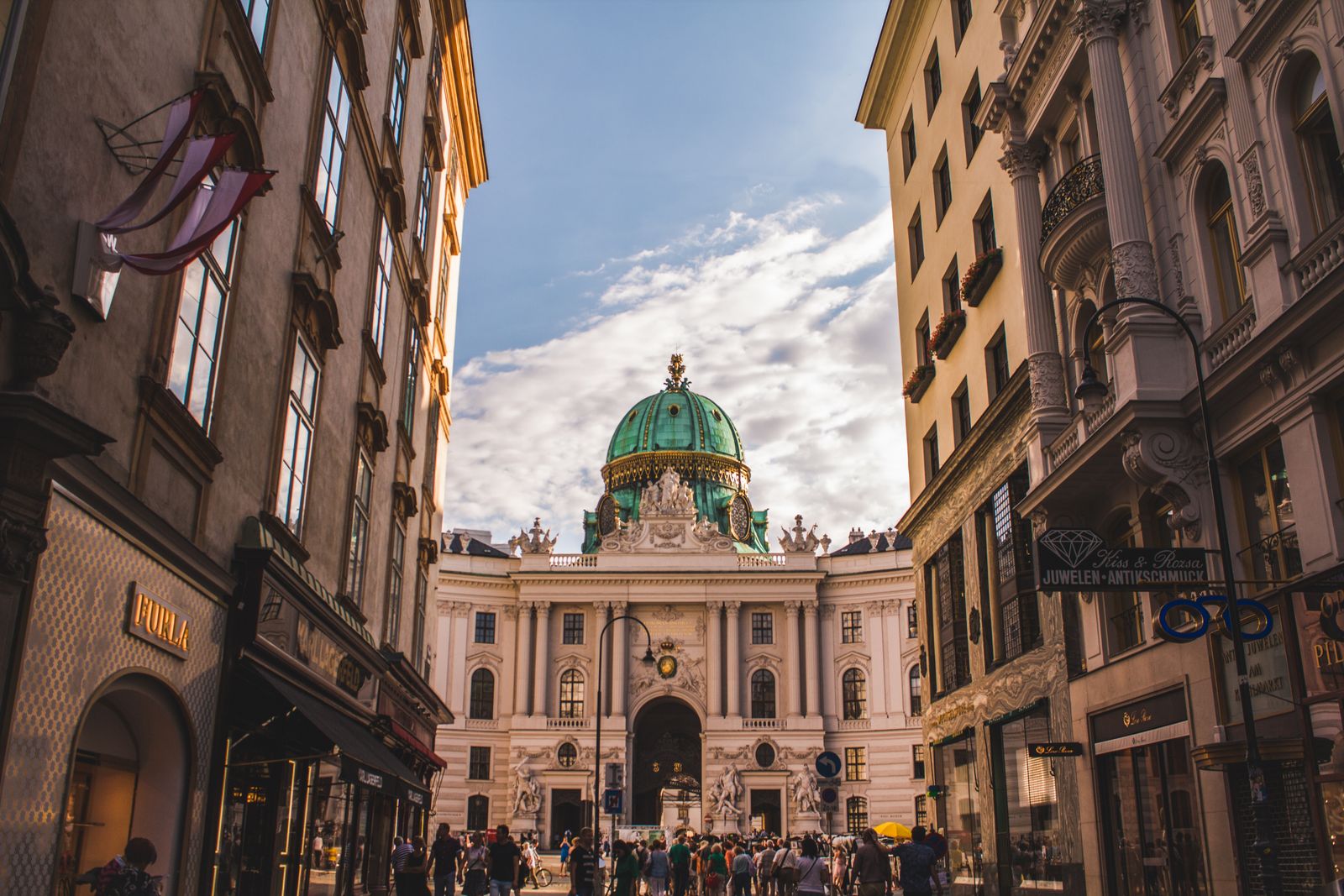 Historic architecture in Vienna, Austria