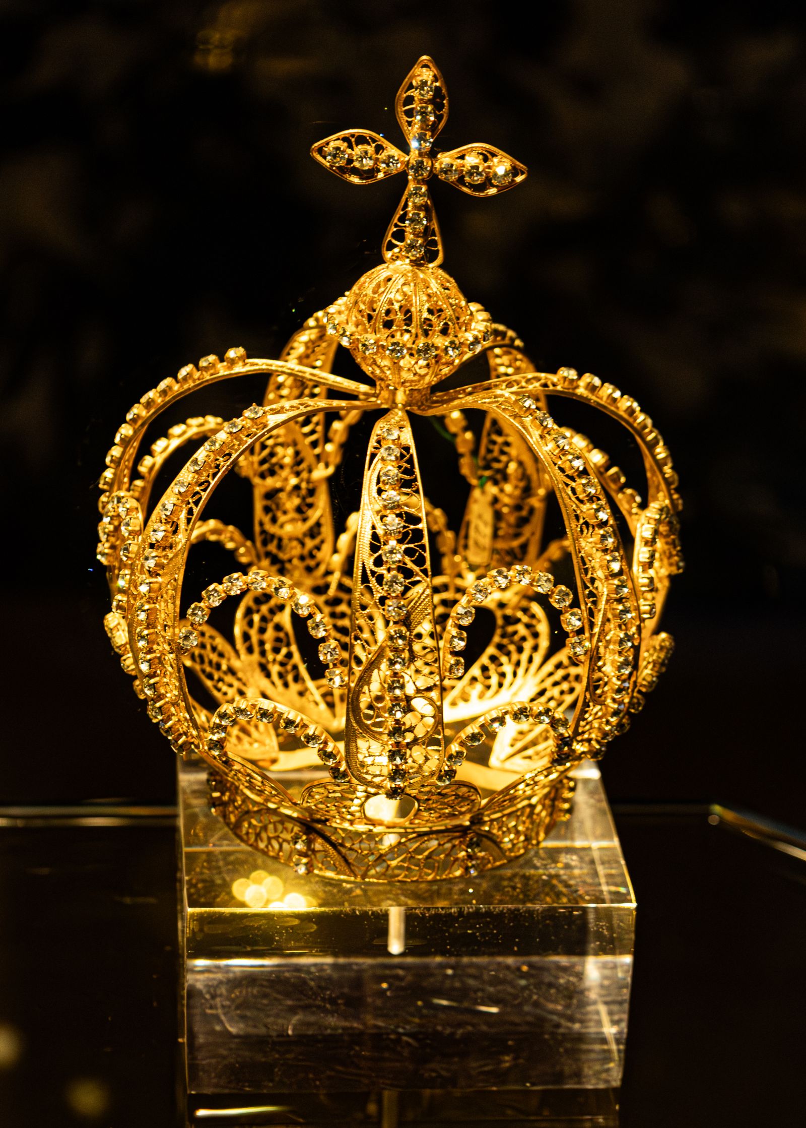 Golden royal crown
