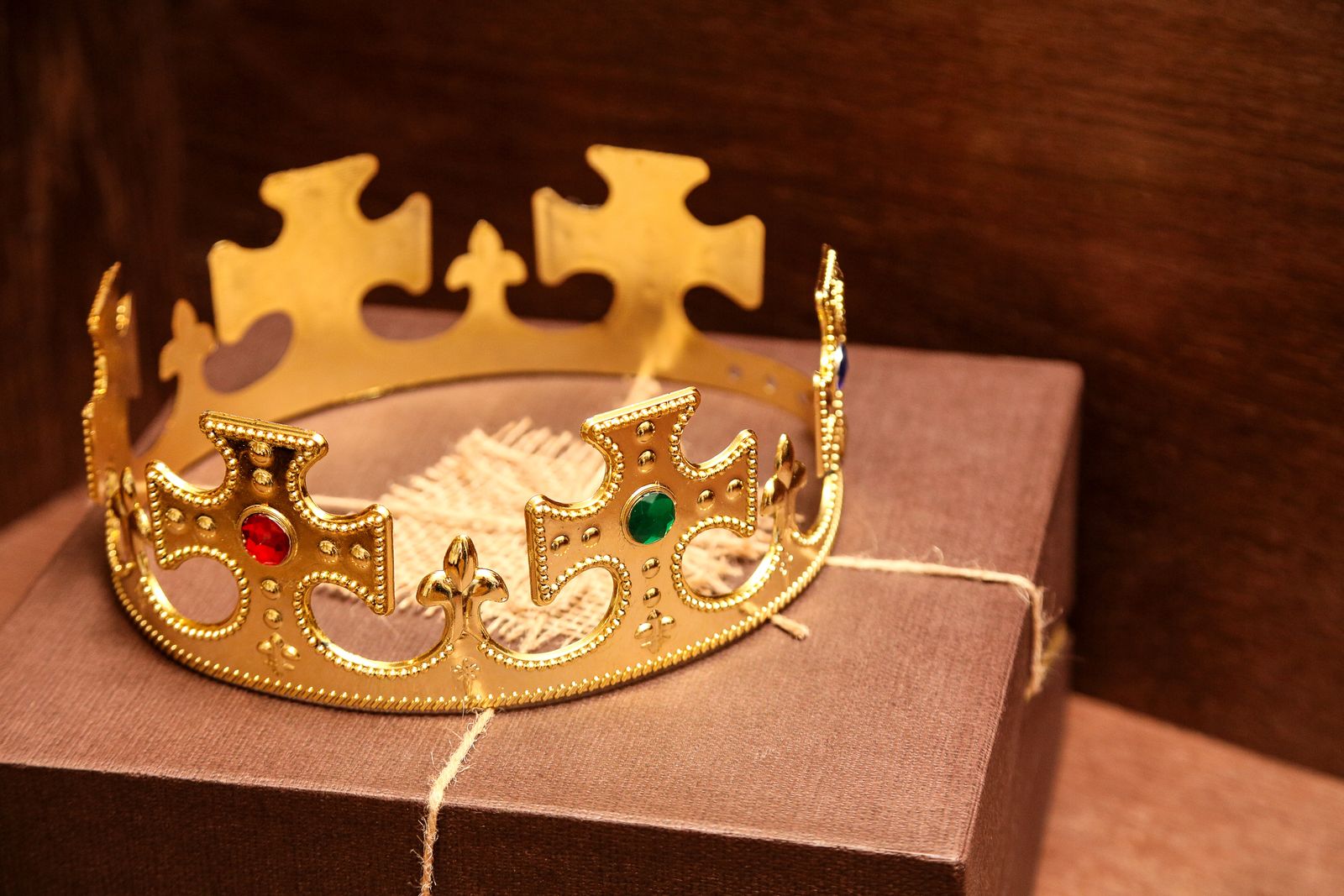 Golden royal crown