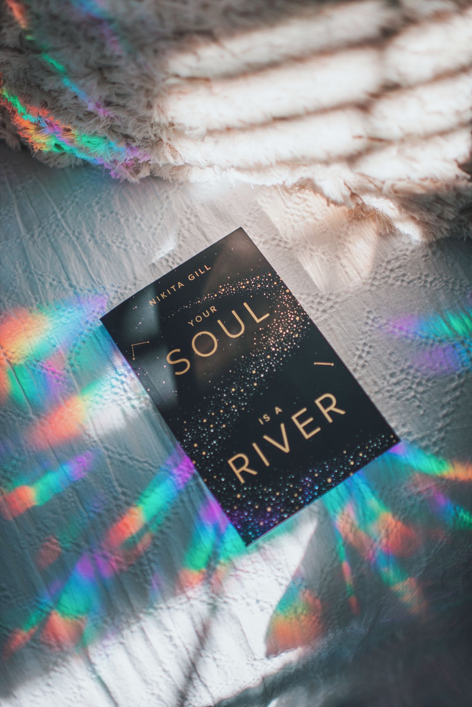 Books on wooden shelf