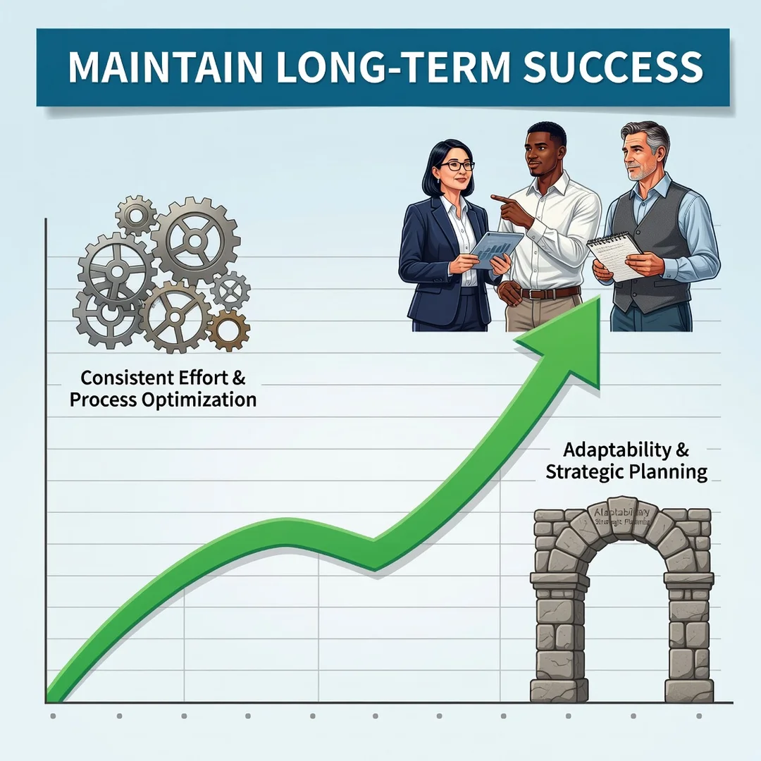 Step 8: Illustration for step: Maintain long-term success related to How to Play German Wordle: Rules and Wi