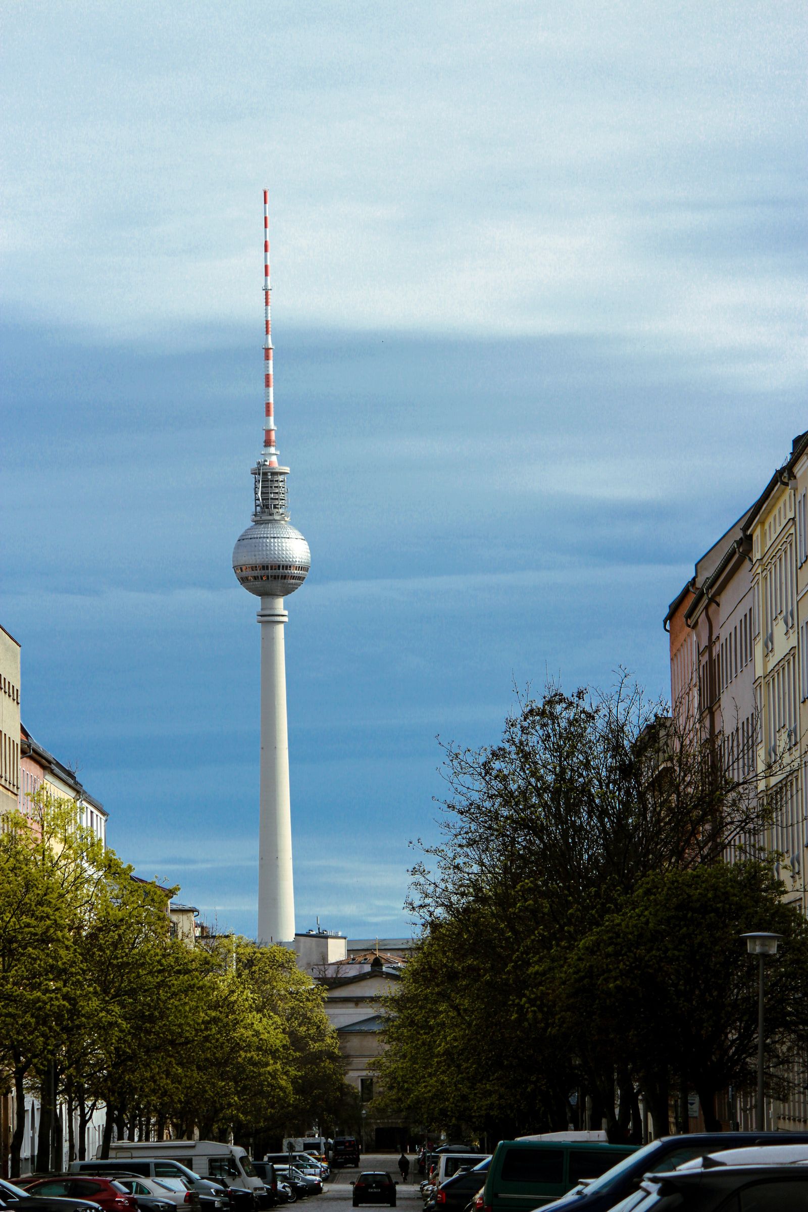 Television Tower in Berlin on a clear day